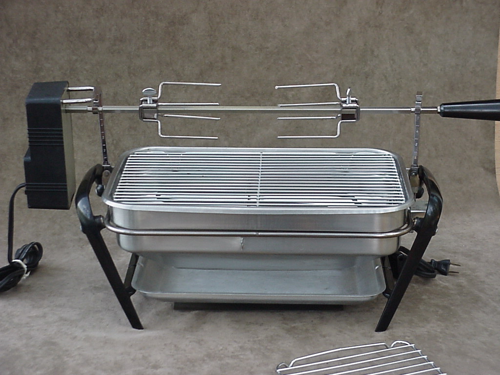 Farberware Electric Rotisserie Indoor Smokeless Open Hearth Grill