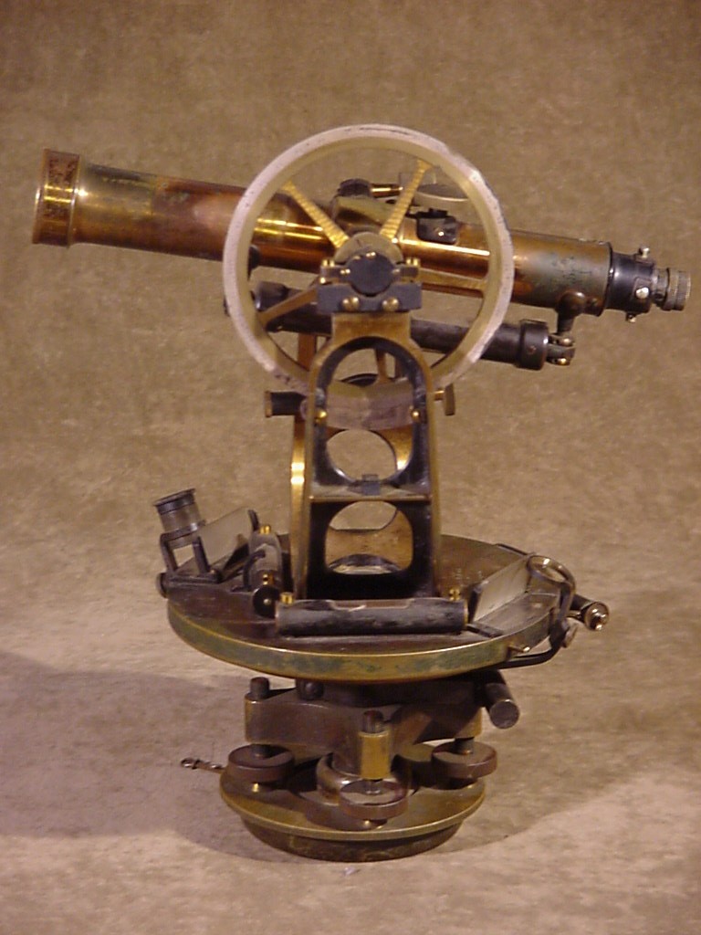 ANTIQUE C L BERGER'S & SONS BUFF TRANSIT Surveying Instrument BOSTON USA