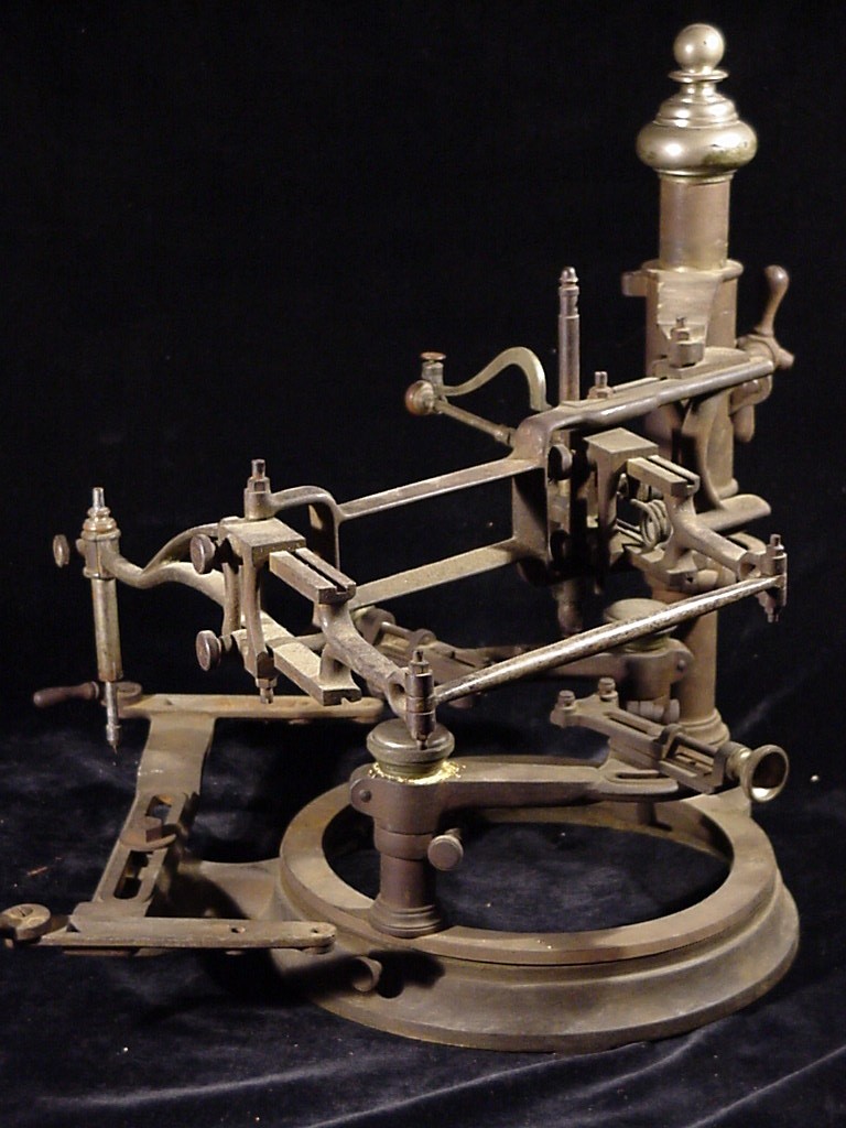 ANTIQUE cast iron FRANCIS ENGRAVING MACHINE PANTOGRAPH Jeweler's Tool
