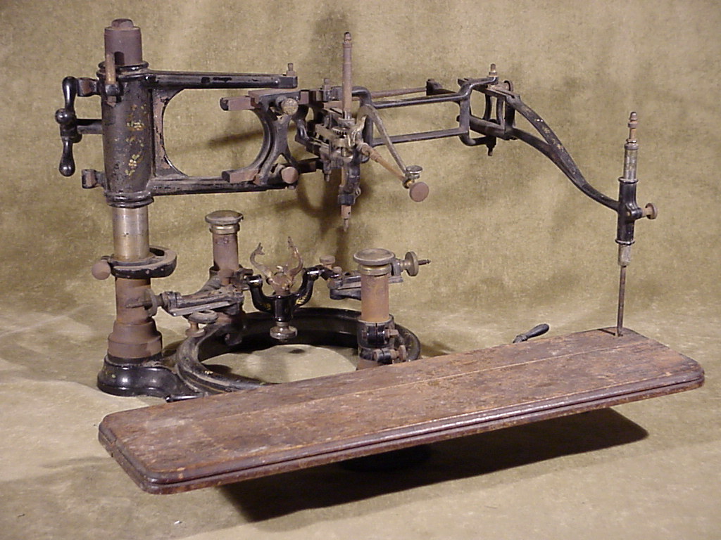 ANTIQUE cast iron FRANCIS ENGRAVING MACHINE PANTOGRAPH Jeweler's Tool