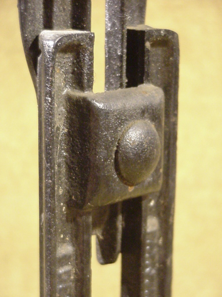 ANTIQUE CHANDLER ADJUSTABLE CAST IRON LEGS JUNE 9, 1898 Industrial