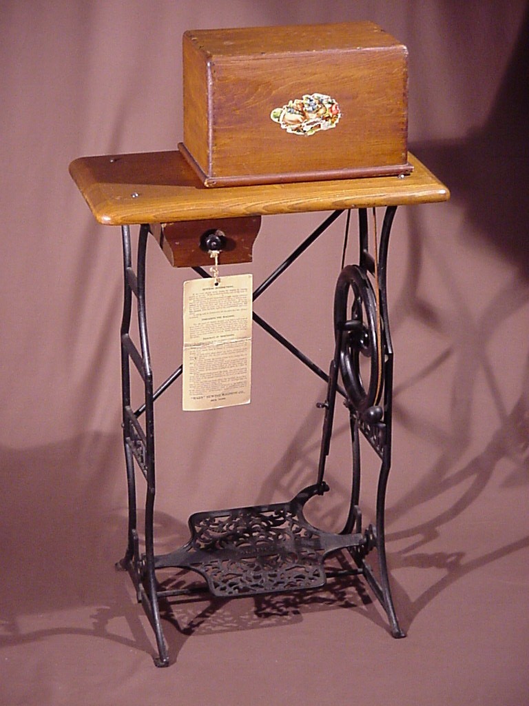 Antique cast iron IDEAL Toy Child Treadle, mfg. by "BABY" Sewing