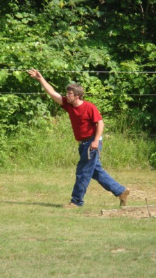  Malcolm Sedlak pitching.