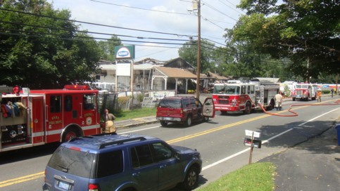 Destroyed AGWAY store around 11  
a.m.