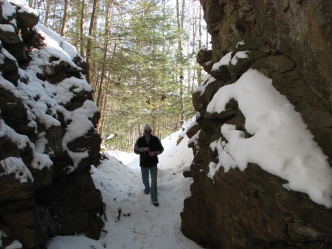 Entrance to the mine cut shown in the previous picture