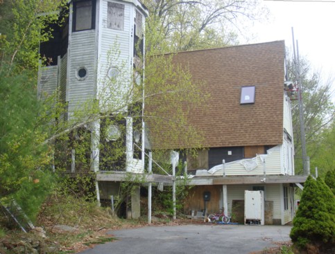 A-frame house unfinished for the last 25 years