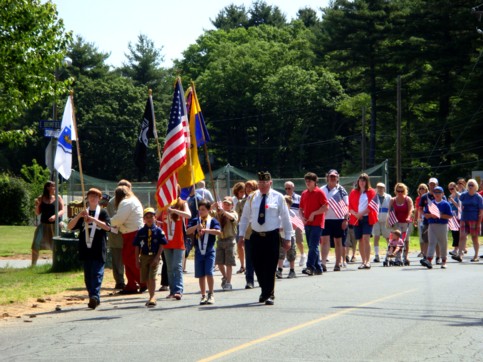 Parade to the cemetery