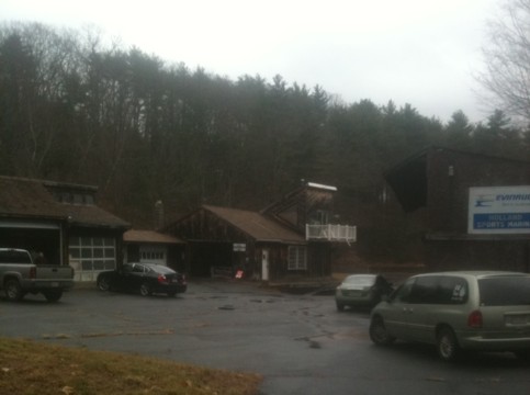 Former Sports Marina buildings