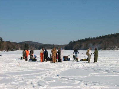 Camp of Michael Olbrich and his friends