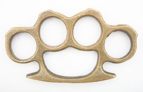 Brass knuckles.