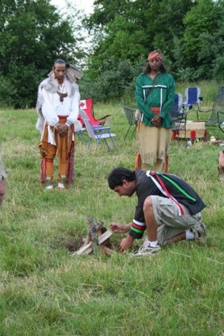 Kekamowadchaug (Rebirth) ceremony at Bonded Hill