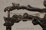 Antique Sewing Machine in the shape of James Fenimore character Cora Munro from Novel Last Mohicans