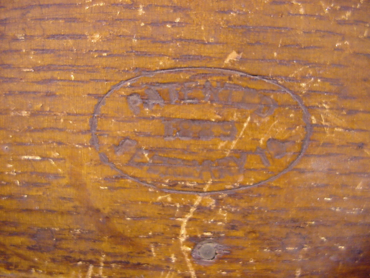 Antique Folding Wooden Singer Attachment Box Pat 1889 Cast Iron Sewing Machines