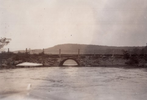 Water Passage through the causeway before the Flood of 1955