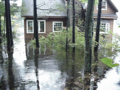 Another picture of my house taken in the morning of October 15, 2005.