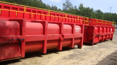 Adler-hazardous-waste-tanks-parked-off-Mashaupaug-Road