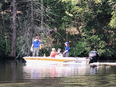 Solitude-boat-surveilling-Hamilton-Reservoir