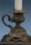 Exceedingly rare Hubert candlestick novelty light